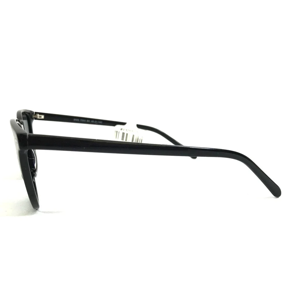 Blue Moon Sunglasses BMS7003 BK Shiny Black Frames w/ Dark Gray Polarized Lenses